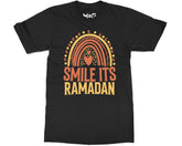 Smile Ramadan T-shirt Islamic Shirt Cheer Positive Vibes Muslim Gifts